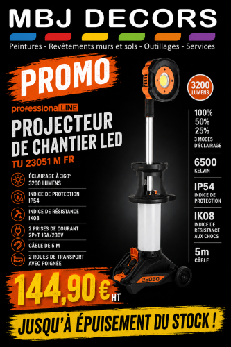 Projecteur de chantier led