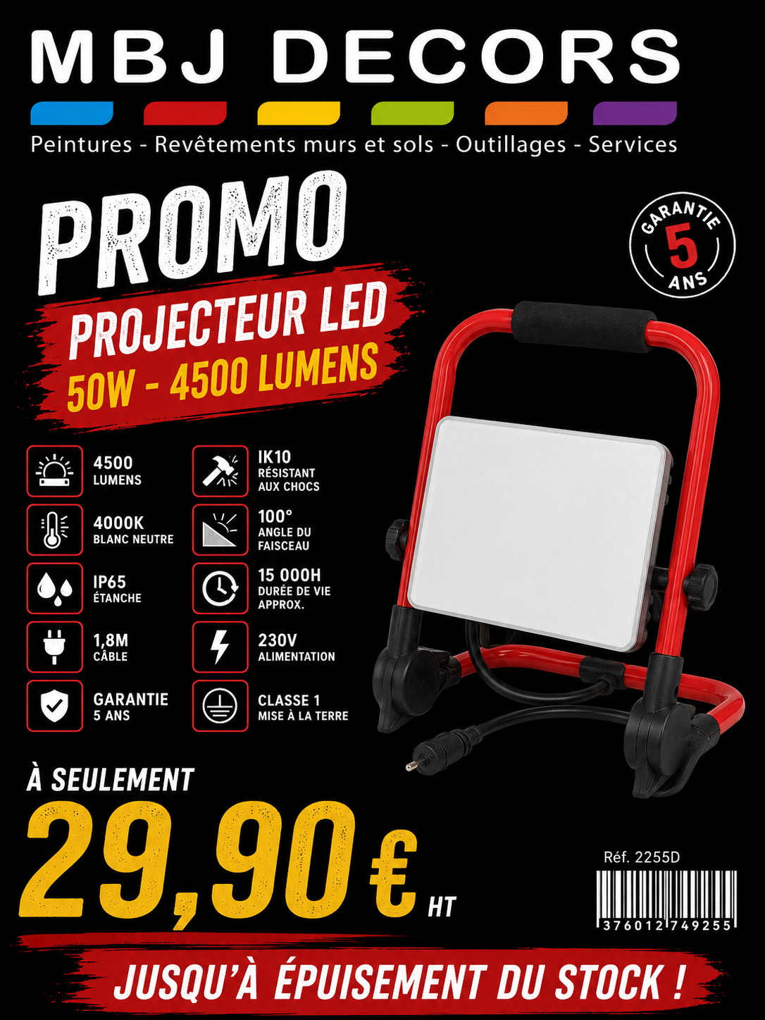 Projecteur de chantier